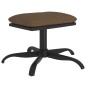vidaXL Poggiapiedi Marrone 60x60x36 cm in Tessuto e Similpelle vidaXL Poggiapiedi Marrone 60x60x36 cm in Tessuto e Similpelle