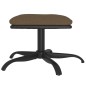vidaXL Poggiapiedi Marrone 60x60x36 cm in Tessuto e Similpelle vidaXL Poggiapiedi Marrone 60x60x36 cm in Tessuto e Similpelle