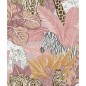 Good Vibes Carta da Parati Jungle Animals Rosa e Arancione Good Vibes Carta da Parati Jungle Animals Rosa e Arancione