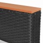 vidaXL Set Divani da Giardino 10 pz con Cuscini in Polyrattan Nero vidaXL Set Divani da Giardino 10 pz con Cuscini in Polyrattan Nero