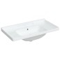 vidaXL Lavandino da Bagno Bianco 91,5x48x23cm Rettangolare in Ceramica vidaXL Lavandino da Bagno Bianco 91,5x48x23cm Rettangolare in Ceramica