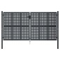 vidaXL Cancello Giardino Antracite 300x175 cm in Acciaio vidaXL Cancello Giardino Antracite 300x175 cm in Acciaio