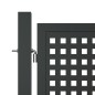 vidaXL Cancello Giardino Antracite 400x125 cm in Acciaio vidaXL Cancello Giardino Antracite 400x125 cm in Acciaio