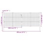vidaXL Cancello Giardino Antracite 400x175 cm in Acciaio vidaXL Cancello Giardino Antracite 400x175 cm in Acciaio