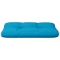 vidaXL Cuscino per Pallet Blu 80x40x12 cm in Tessuto
