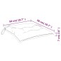 vidaXL Cuscini per Sedia 2 pz Grigi 50x50x7 cm Tessuto Oxford