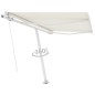 Tenda da Sole Retrattile Manuale Autoportante 300x250 cm Crema Tenda da Sole Retrattile Manuale Autoportante 300x250 cm Crema