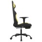vidaXL Sedia da Gaming Massaggio e Poggiapiedi Nero e Verde Chiaro vidaXL Sedia da Gaming Massaggio e Poggiapiedi Nero e Verde Chiaro