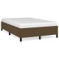 vidaXL Giroletto senza Materasso Marrone Scuro 120x200 cm Tessuto vidaXL Giroletto senza Materasso Marrone Scuro 120x200 cm Tessuto