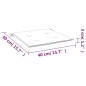 vidaXL Cuscini per Sedia da Giardino 4 pz Rosa 40x40x3 cm in Tessuto