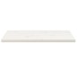vidaXL Piano Tavolo Bianco 80x40x2,5 Legno Massello Pino Rettangolare