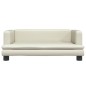 vidaXL Lettino per Cani Crema 80x45x30 cm in Similpelle