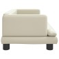 vidaXL Lettino per Cani Crema 80x45x30 cm in Similpelle