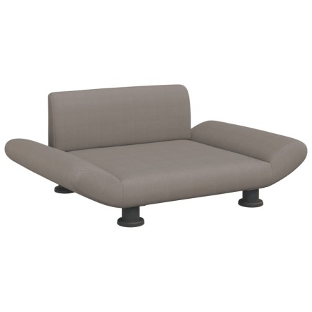 vidaXL Lettino per Cani Tortora 70x45x28 cm in Tessuto