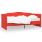 vidaXL Dormeuse USB Rosso Vino in Velluto 90x200 cm vidaXL Dormeuse USB Rosso Vino in Velluto 90x200 cm