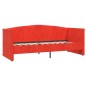 vidaXL Dormeuse USB Rosso Vino in Velluto 90x200 cm vidaXL Dormeuse USB Rosso Vino in Velluto 90x200 cm