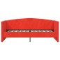 vidaXL Dormeuse USB Rosso Vino in Velluto 90x200 cm vidaXL Dormeuse USB Rosso Vino in Velluto 90x200 cm
