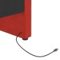 vidaXL Dormeuse USB Rosso Vino in Velluto 90x200 cm vidaXL Dormeuse USB Rosso Vino in Velluto 90x200 cm