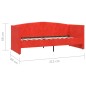 vidaXL Dormeuse USB Rosso Vino in Velluto 90x200 cm vidaXL Dormeuse USB Rosso Vino in Velluto 90x200 cm