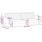 vidaXL Divano Letto a 2 Posti Rosa in Velluto vidaXL Divano Letto a 2 Posti Rosa in Velluto