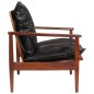 vidaXL Divano 2 Posti Nero Vera Pelle e Legno Massello Acacia vidaXL Divano 2 Posti Nero Vera Pelle e Legno Massello Acacia