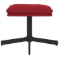 vidaXL Poggiapiedi Rosso Vino 60x60x36 cm in Velluto vidaXL Poggiapiedi Rosso Vino 60x60x36 cm in Velluto