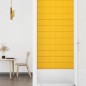 vidaXL Pannelli Murali 12 pz Gialli 90x15 cm Velluto 1,62 m² vidaXL Pannelli Murali 12 pz Gialli 90x15 cm Velluto 1,62 m²