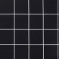 vidaXL Cuscini Sedia Giardino 4pz Motivo Quadri Nero 40x40x3cm Tessuto
