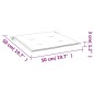 vidaXL Cuscini Sedia Giardino 6pz Motivo Quadri Nero 50x50x3cm Tessuto