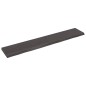 vidaXL Ripiano Muro Grigio Scuro 220x40x6 cm Massello Rovere Trattato vidaXL Ripiano Muro Grigio Scuro 220x40x6 cm Massello Rovere Trattato