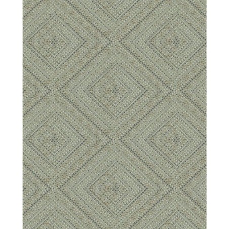 Topchic Carta da Parati Tone On Tone Diamonds Verde Metallizzato