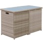 vidaXL Set da Bistrot 3 pz con Cuscini in Polyrattan Beige vidaXL Set da Bistrot 3 pz con Cuscini in Polyrattan Beige