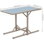 vidaXL Set da Bistrot 3 pz con Cuscini in Polyrattan Beige vidaXL Set da Bistrot 3 pz con Cuscini in Polyrattan Beige