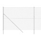 vidaXL Recinzione a Rete Argento 2,2x10 m vidaXL Recinzione a Rete Argento 2,2x10 m