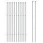 vidaXL Recinzione a Rete Argento 2,2x25 m vidaXL Recinzione a Rete Argento 2,2x25 m