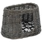 vidaXL Ceste Gatti con Cuscini Grigio 3pz 47x34x60cm Salice Naturale vidaXL Ceste Gatti con Cuscini Grigio 3pz 47x34x60cm Salice Naturale