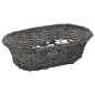 vidaXL Ceste Gatti con Cuscini Grigio 3pz 47x34x60cm Salice Naturale vidaXL Ceste Gatti con Cuscini Grigio 3pz 47x34x60cm Salice Naturale
