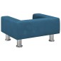 vidaXL Lettino per Cani Blu 50x40x26,5 cm in Velluto vidaXL Lettino per Cani Blu 50x40x26,5 cm in Velluto