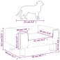 vidaXL Lettino per Cani Blu 50x40x26,5 cm in Velluto vidaXL Lettino per Cani Blu 50x40x26,5 cm in Velluto