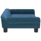vidaXL Lettino per Cani Blu 70x48x22 cm in Velluto vidaXL Lettino per Cani Blu 70x48x22 cm in Velluto