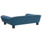 vidaXL Lettino per Cani Blu 70x48x22 cm in Velluto vidaXL Lettino per Cani Blu 70x48x22 cm in Velluto