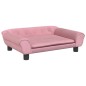 vidaXL Lettino per Cani Rosa 70x48x22 cm in Velluto vidaXL Lettino per Cani Rosa 70x48x22 cm in Velluto