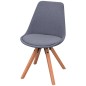 vidaXL 7 Pz Set Tavolo e Sedie Sala da Pranzo Bianco e Grigio Chiaro vidaXL 7 Pz Set Tavolo e Sedie Sala da Pranzo Bianco e Grigio Chiaro