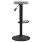 vidaXL Sgabelli da Bar 2 pz Grigio Chiaro in Velluto vidaXL Sgabelli da Bar 2 pz Grigio Chiaro in Velluto