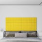 vidaXL Pannelli Murali 12 pz Giallo chiaro 90x15 cm Tessuto 1,62 m² vidaXL Pannelli Murali 12 pz Giallo chiaro 90x15 cm Tessuto 1,62 m²