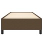 vidaXL Giroletto senza Materasso Marrone Scuro 90x190 cm Tessuto vidaXL Giroletto senza Materasso Marrone Scuro 90x190 cm Tessuto