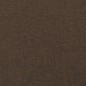 vidaXL Giroletto senza Materasso Marrone Scuro 90x190 cm Tessuto vidaXL Giroletto senza Materasso Marrone Scuro 90x190 cm Tessuto