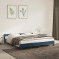 vidaXL Giroletto senza Materasso Blu Scuro 180x200 cm in Velluto vidaXL Giroletto senza Materasso Blu Scuro 180x200 cm in Velluto