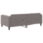 vidaXL Letto da Giorno Tortora 100x200 cm in Tessuto vidaXL Letto da Giorno Tortora 100x200 cm in Tessuto
