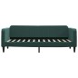 vidaXL Letto da Giorno Verde Scuro 80x200 cm in Velluto vidaXL Letto da Giorno Verde Scuro 80x200 cm in Velluto